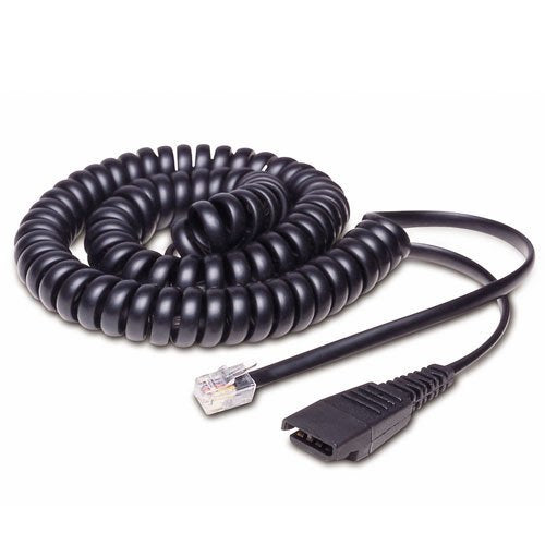 Jabra 1003945 2m Modular to Quick Disconnect Coiled Cord