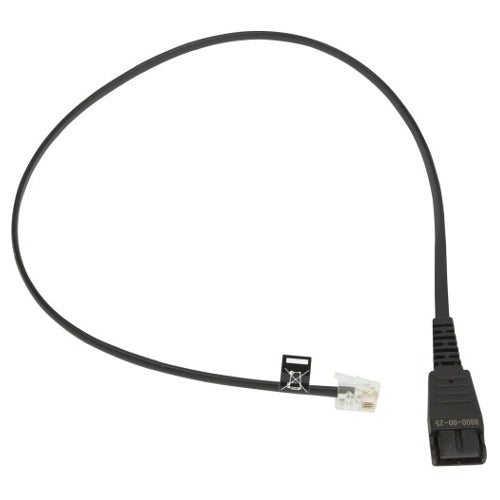 Jabra LINK 180 8800-00-25 Quick Disconnect to Straight Bottom Cord