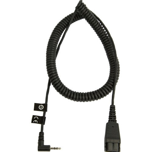 Jabra 8800-01-46 Quick Disconnect to 2.5mm Coiled Adapter Cable