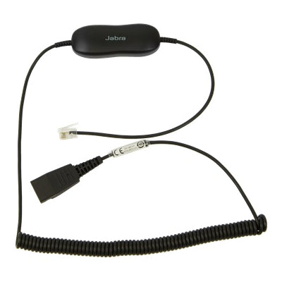 Jabra GN1216 88001-04 Quick Disconnect to RJ-9 Avaya Cord Coiled