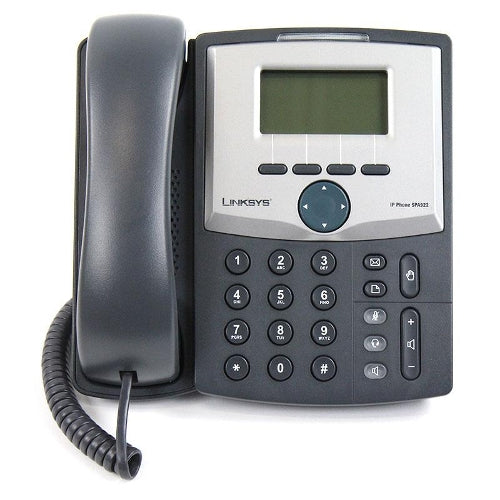 Linksys SPA922 1-Line IP Phone with Dual-Switched Ethernet Ports (Refurbished)