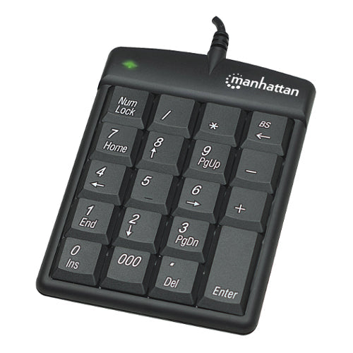 Manhattan USB Numeric Keypad with 19 Full-size keys