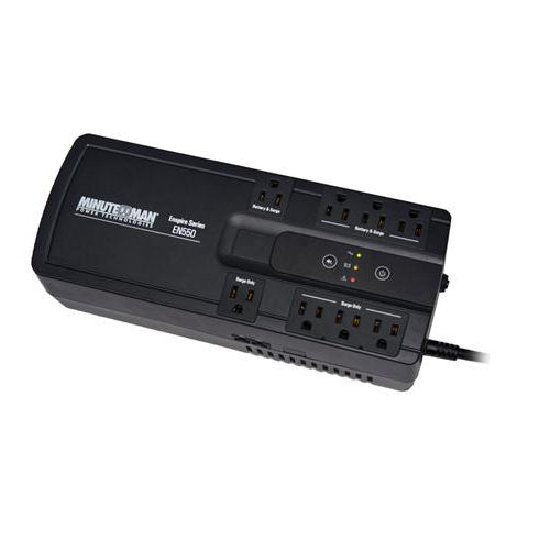 MinuteMan EN550 EnSpire 550VA Stand-By UPS with 8 Outlets