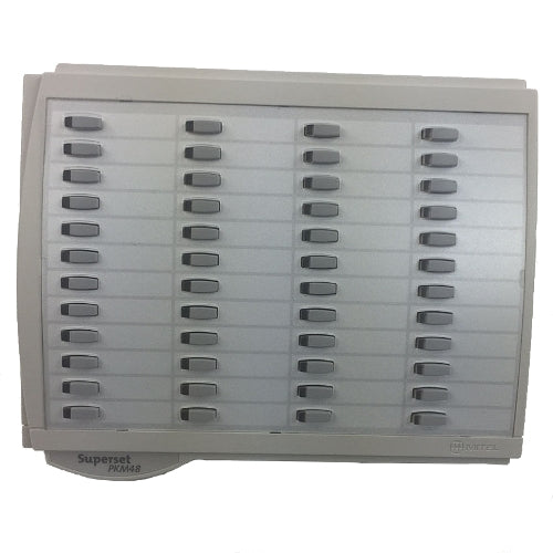 Mitel Superset PKM48 9132-200-100 Programmable Key Module (Light Grey/