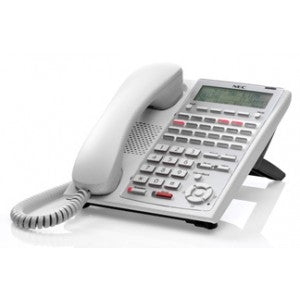 NEC 1100062 IP4WW-24TXH-B-TEL SL1100 24-Button Full-Duplex Backlit Display Digital Telephone (White)