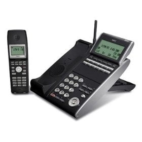 NEC 680008 DT330-Plus DTL-12BT-1 BCH 12-Button Display Digital Cordless Phone (Black/Refurbished)
