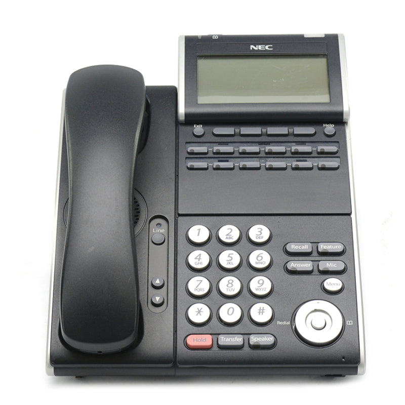 NEC 680009 DT330 DTL-12PA-1 Plus PSA 12 Button Display Digital Phone (Black/Refurbished)