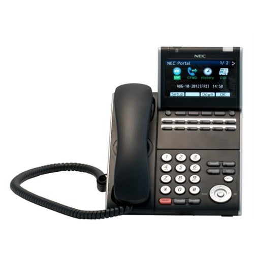 NEC 690078 ITL-12DG-3 DT730G 12-Button IP Display Phone (Black)