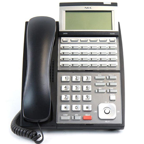 NEC 0910048 IP3NA-24TXH UX5000 24-Button Display Phone (Black/Refurbished)