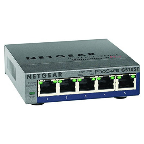 Netgear GS105E-200NAS 5-Port ProSafe Switch