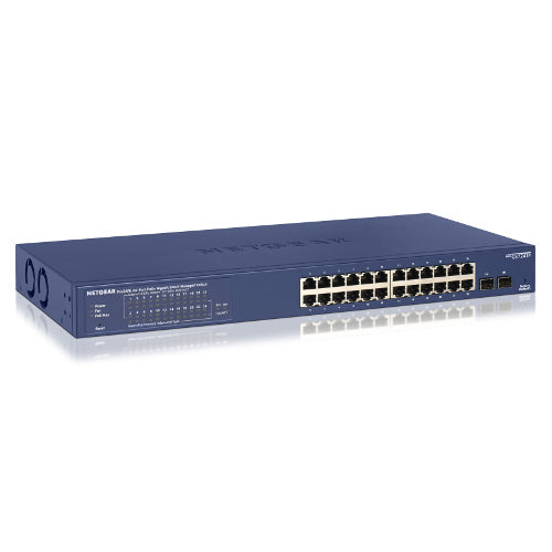 Netgear GS724TP-200NAS 24-Port Gigabit Ethernet PoE+ Switch with 2 SFP Ports