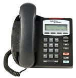 Nortel NTDU90 i2001 IP Phone - ICON With Silver Bezel (Charcoal/Refurbished)