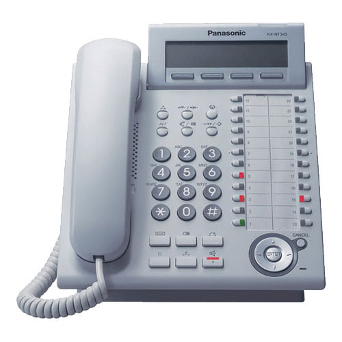 Panasonic KX-NT343 IP 3-Line LCD 24CO SP Phone (White/Refurbished)
