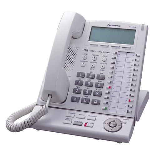Panasonic KX-NT136 6-Line IP Phone (White/Refurbished)