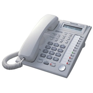 Panasonic KX-T7667 12-Button Backlit Display Proprietary Speakerphone (White)