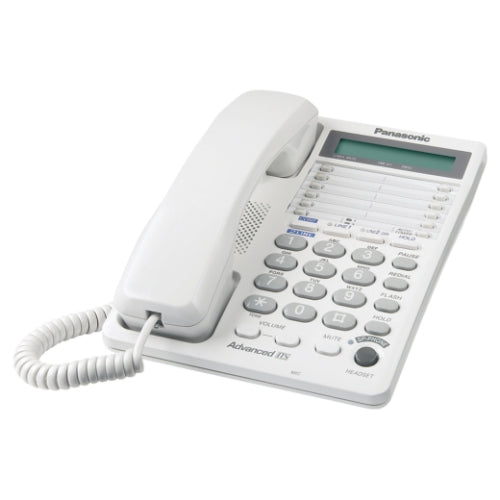 Panasonic KX-TS208 2-Line Speaker Display Phone (White)