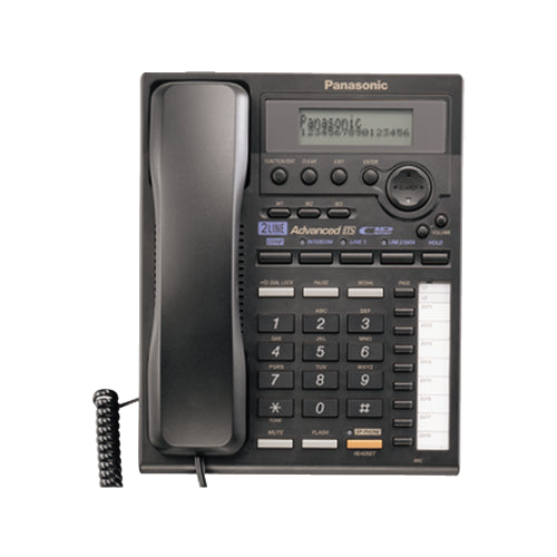 Panasonic KX-TS3282 2-Line Expandable Phone (Black/Refurbished)