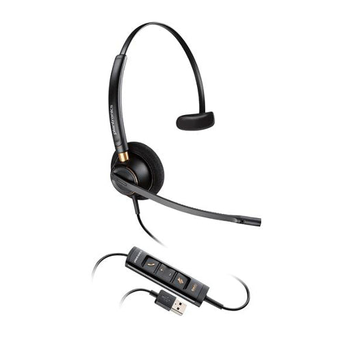 Plantronics 203442-01 HW515 Encore Pro USB Monaural Headset