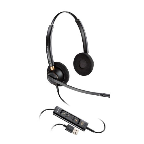 Plantronics 203444-01 HW525 Encore Pro USB Binaural Headset