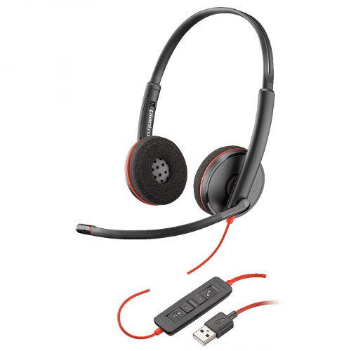 Plantronics Blackwire C3220 209745-101 Binaural USB Headset