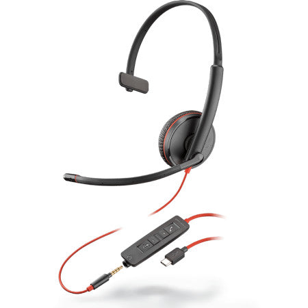 Plantronics Blackwire C3215 209750-101 Monaural USB-C Headset