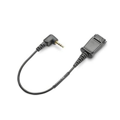 Plantronics 43446-02 2.5mm Right Angle to QD Replacement Cord