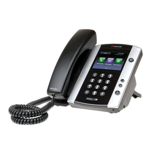 Polycom 2200-44500-025 VVX 500 IP PoE Business Phone (Refurbished)