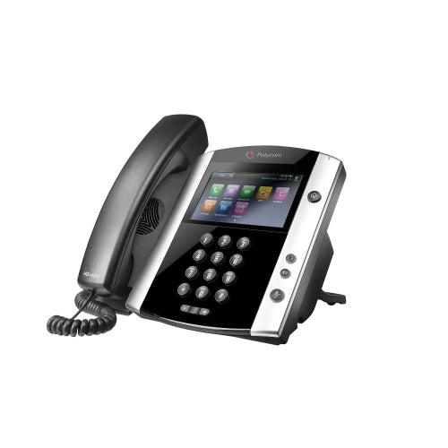 Polycom 2200-44600-025 VVX600 16-Line PoE Business Phone (Refurbished)