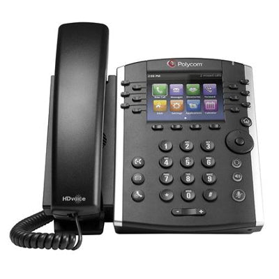 Polycom VVX 401 2200-48400-001 12-Line IP Phone with Power Supply