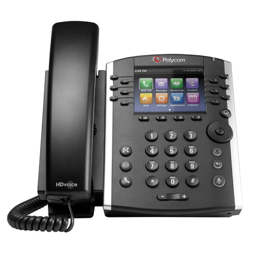 Polycom VVX 401 2200-48400-019 12-Line Skype for Business IP Phone