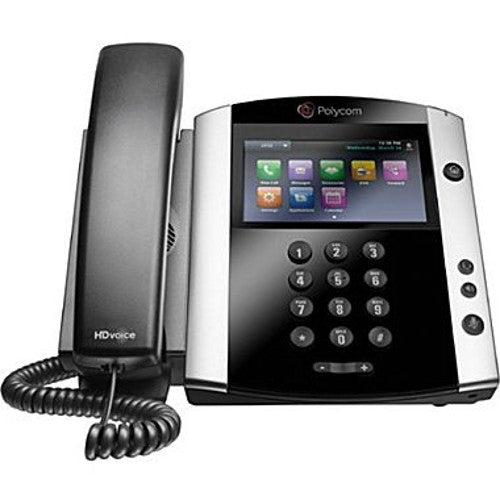 Polycom VVX 601 2200-48600-001 Business Media IP Phone with Power Supply