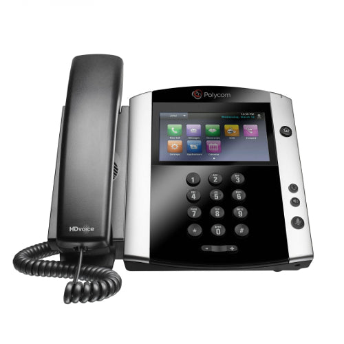 Polycom VVX 601 2200-48600-019_AC 16-Line Skype for Business IP Phone with Power Supply