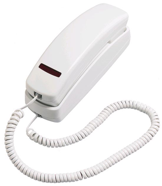 Scitec 205TMW Slimline Phone with Message Waiting Light (White)