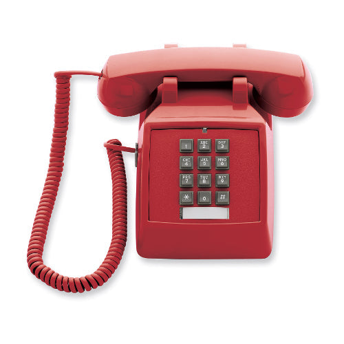 Scitec 2510E Single Line Emergency Desk Phone (Red)