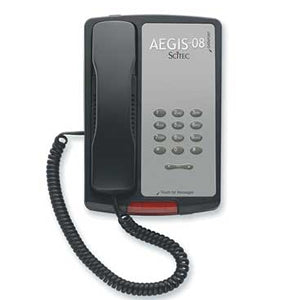 Scitec Aegis P-08 80002 Single Line Phone (Black)