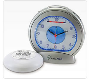 Sonic Bomb SA-SBA475SS Sonic Boom Analog Alarm Clock