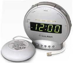 Sonic Bomb SA-SBT425SS Alarm Clock with Phone Signaler and Vibrator