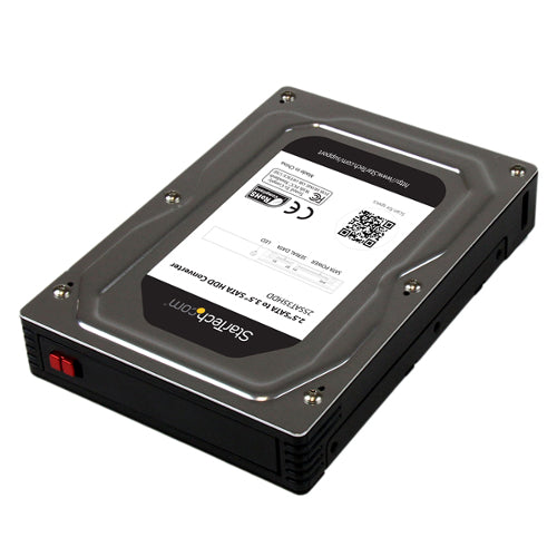 StarTech 25SAT35HDD 2.5 inch to 3.5 inch SATA Hard Drive Adapter Enclosure with SSD/HDD