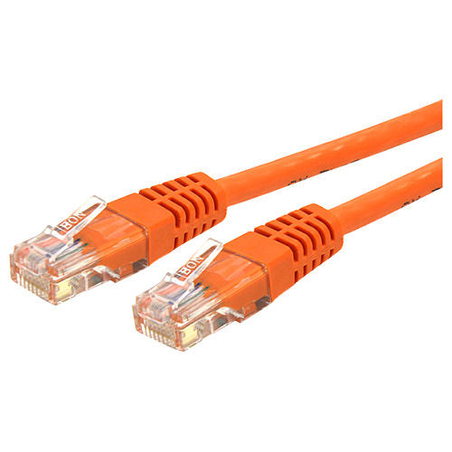 StarTech C6PATCH6OR 6ft Molded Cat6 Patch Cable (Orange)