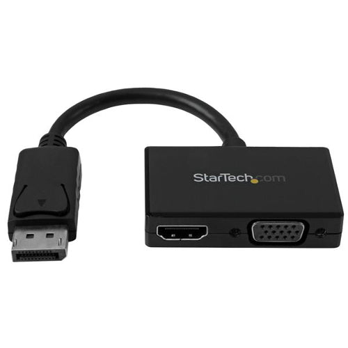 StarTech DP2HDVGA 2-in-1 Travel A/V Adapter DisplayPort to HDMI or VGA