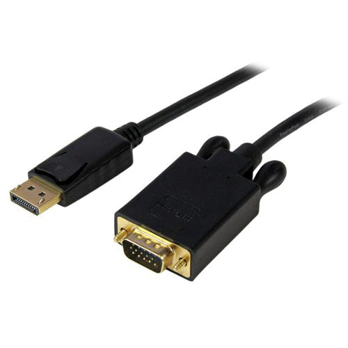 StarTech DP2VGAMM10B 10 ft DisplayPort to VGA Adapter Converter Cable