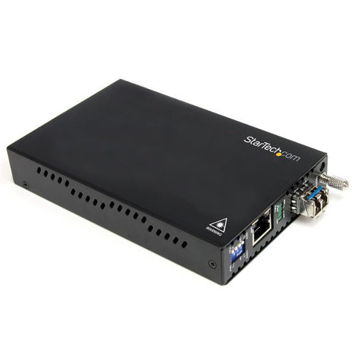 StarTech ET91000LC2 Rack Mountable Gigabit Ethernet to Multimode LC Fiber Media Converter