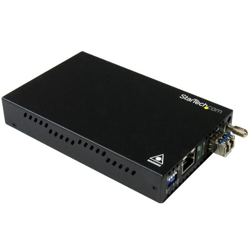 StarTech ET91000SM10 6.2 mi. Gigabit Ethernet to Single-Mode LC Fiber Media Converter