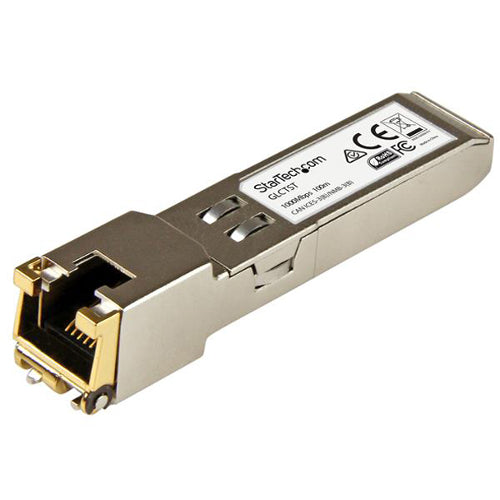 StarTech GLCTST Gigabit Copper RJ45 SFP Transceiver Cisco GLC-T Compatible