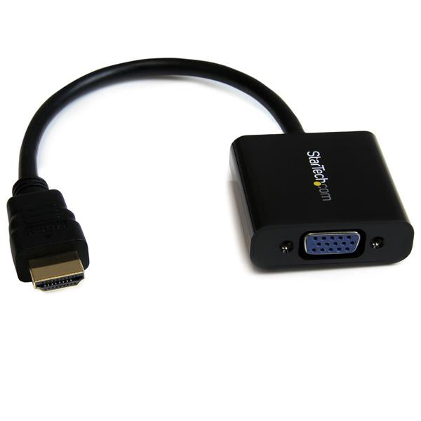 StarTech HD2VGAE2 HDMI to VGA Adapter Converter for Desktop