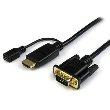 StarTech HD2VGAMM6 6 ft HDMI to VGA Active Adapter Converter Cable 1920x1200