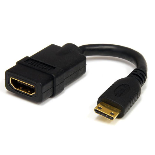 StarTech HDACFM5IN 5 inch High Speed HDMI to HDMI Mini Adapter Cable Female/Male