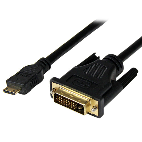 StarTech HDCDVIMM1M 1m Mini HDMI to DVI-D Cable Male/Male