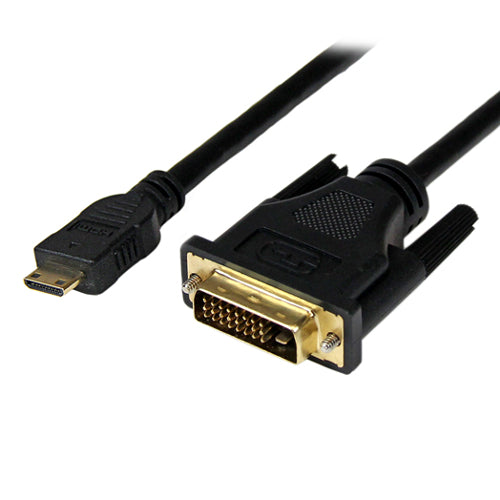 StarTech HDCDVIMM2M 2m Mini HDMI to DVI-D Cable Male/Male