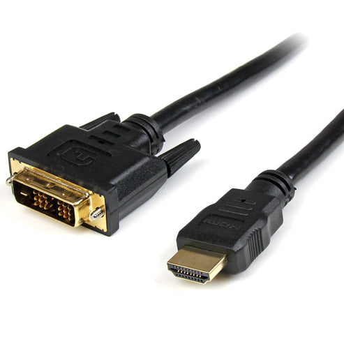 StarTech HDDVIMM3 3 ft HDMI to DVI-D Cable Male/Male